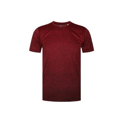 Training Sports Short Sleeve T-Shirt Men Tops Burgundy EC1090