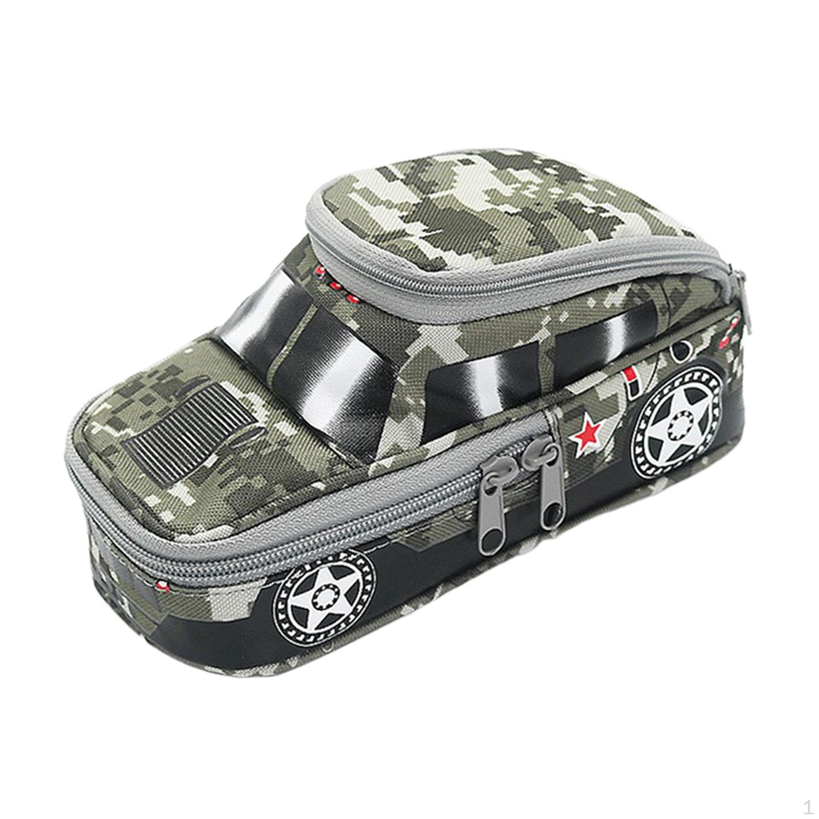 

3D-пенал с держателем для ручки-маркера, легкая сумка для автомобиля, разработанная для серый