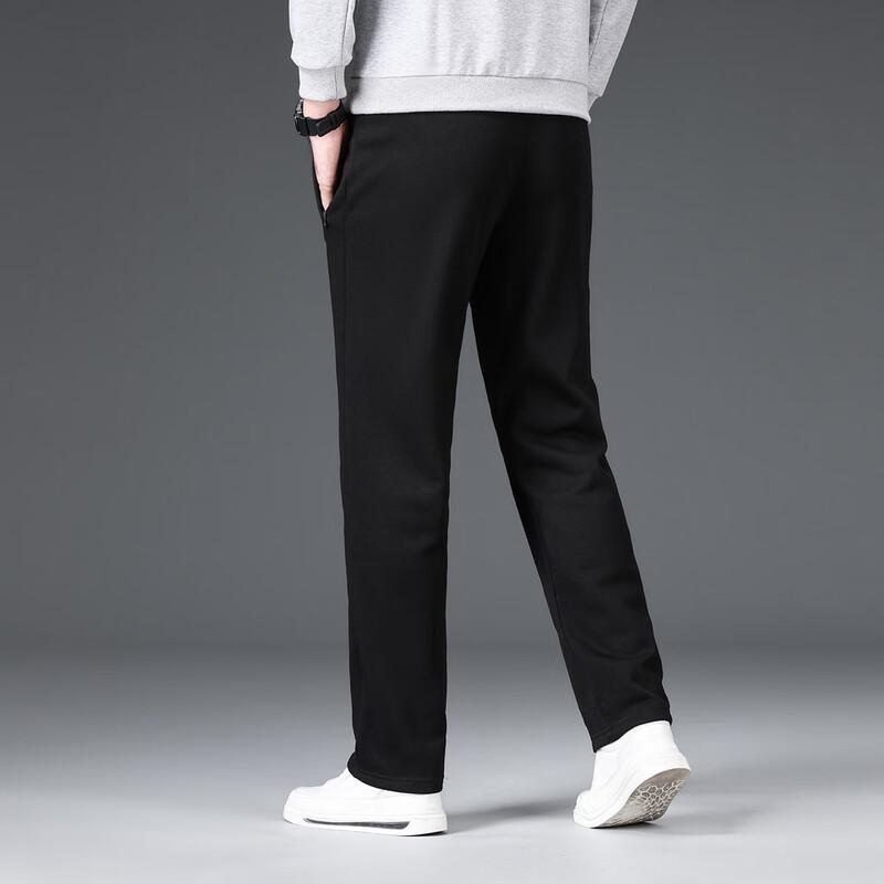 JEEP Men's Autumn/Winter Warm Loose Straight Leg Casual Sweatpants