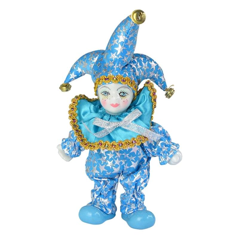 Элегантная 7-дюймовая фарфоровая кукла-клоун для украшения и коллекции Модель куклы для демонстрации и подарка Подарок на День святого Валентина 1