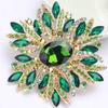 Crystal Brooch Rhinestone Pin Men Women Clothing Jewelry Accessories
