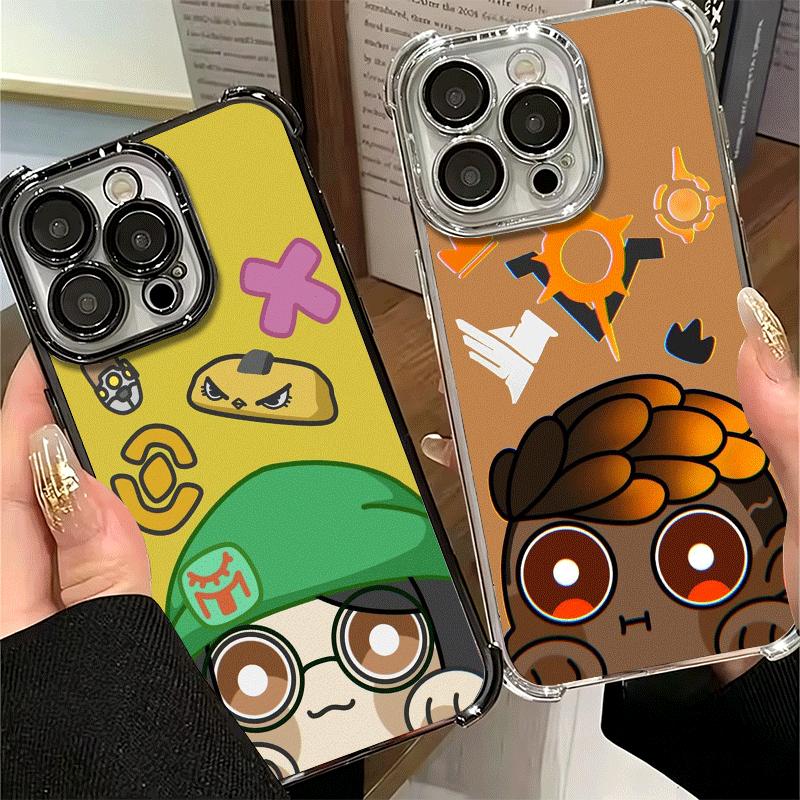 V-Valorant Cute Catoon Plating Phone Case For Xiaomi Poco X5 X6 X7 X8 Pro Max F8 Ultra F7 M8 M7 M5S Redmi 15C 15 14C 13C 13 X3 1