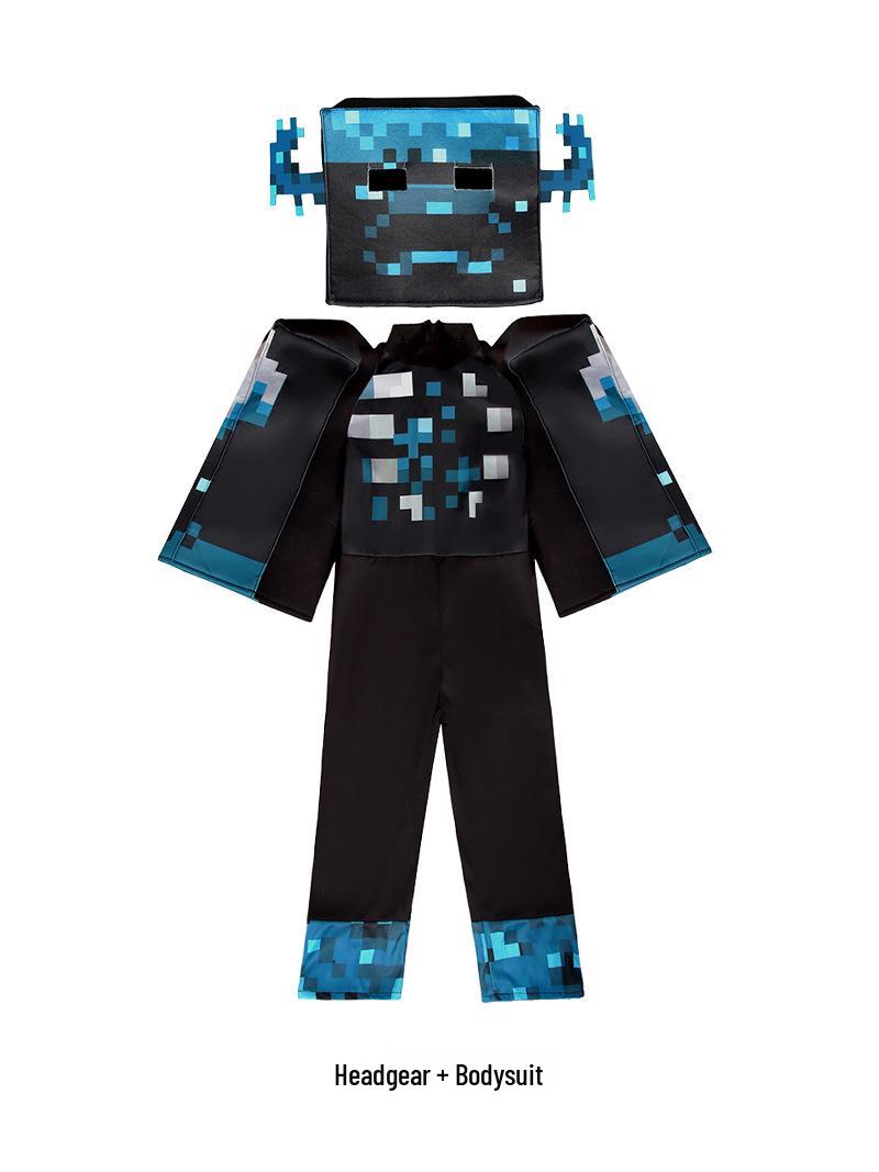 Guardian Children s Cosplay Costume - Minecraft Game & Halloween Outfit Extra Large