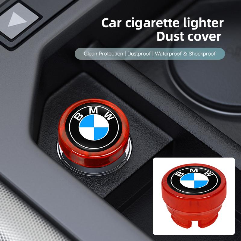 Car Cigarette Lighter Cover DustProof Decoration Cap For BMW Series i3 i4 G07 G06 G05 G02 G01 F48 F39 G42 G30 G20 G26 F01 F02