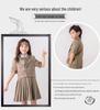 British Style Summer Short Sleeve Kindergarten Uniform Set for Boys and Girls