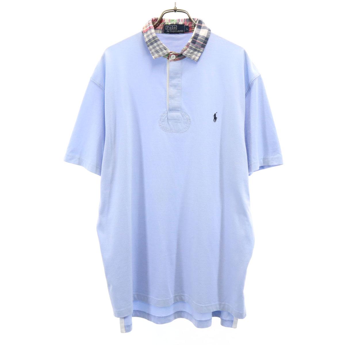 

Поло от Ralph Lauren Футболка поло с коротким рукавом L Синий Специальное крыло Мужская Б/У