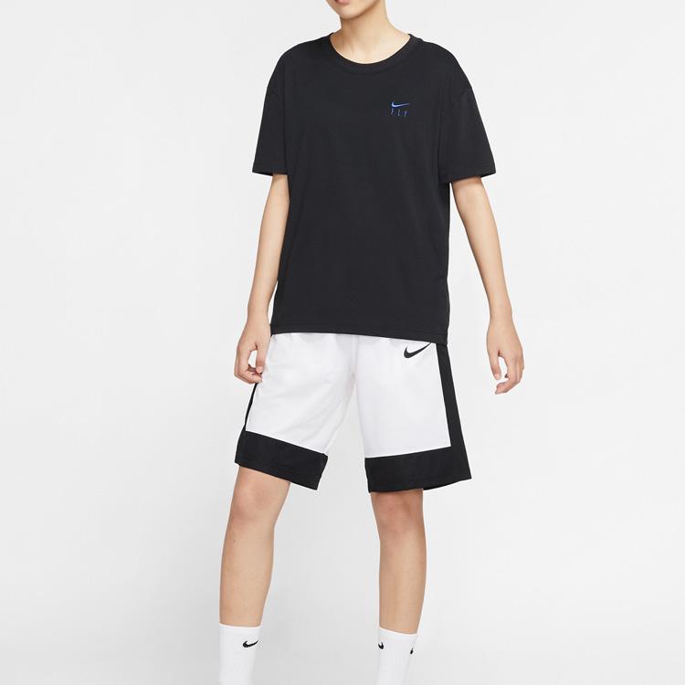 Nike Dri-Fit Basketball Short Sleeve T-Shirt Women Tops Black CV0951-010