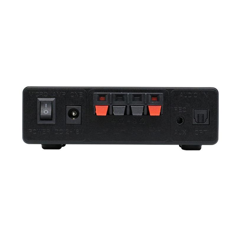 LCD Portable Digital Audio Player with 25W*2 Amplifier High Quality Music Player with Bluetooth/USB/SD/AUX/OPT/REC Features
