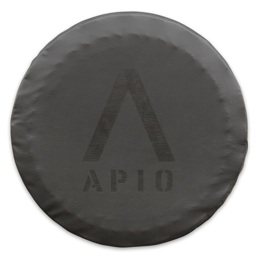 Apio Spare Tire Cover Series Solid 175/80R16, Black, 3013-S3