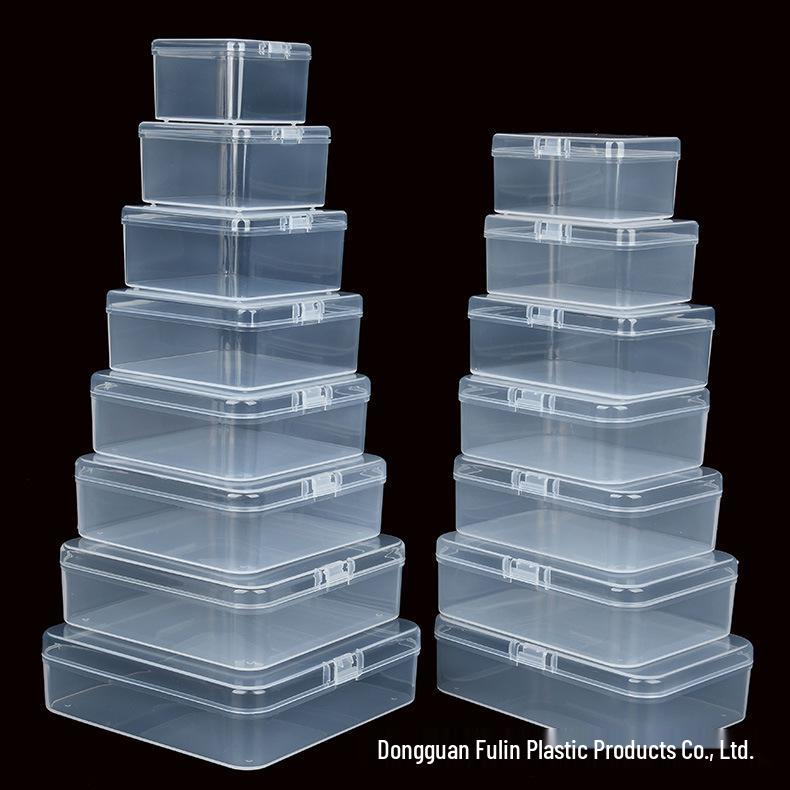 New Rectangular Transparent PP Plastic Storage Box