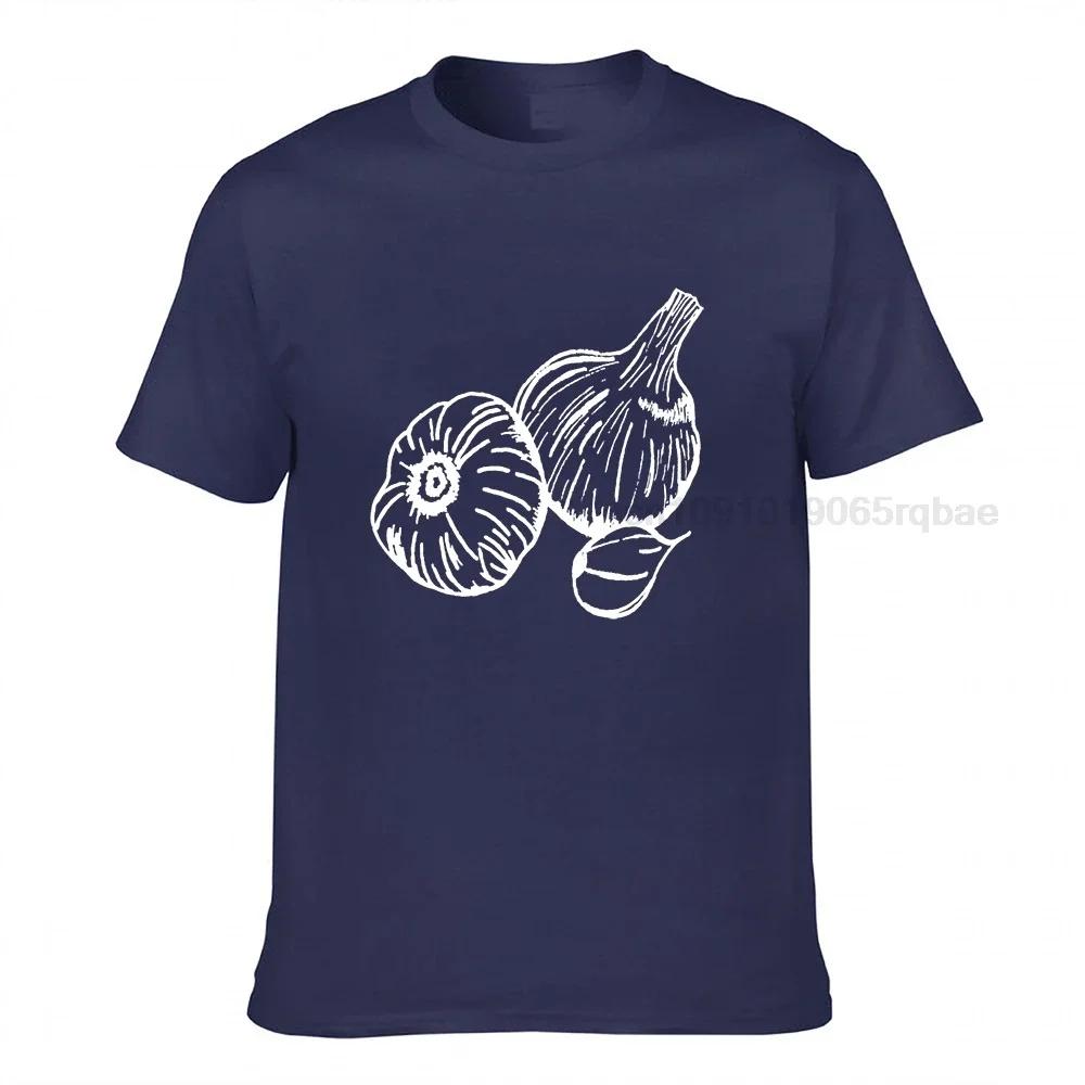 Garlic Tshirt Garden Shirt Screen Printed T Shirt Clothing Gift Foodie Gift Cotton Casual Unisex T Shirt Unisexs Tee Shirts Tops