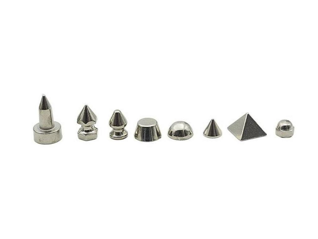 Alloy Punk Spike Studs: Rock Metal Rivet Accessories