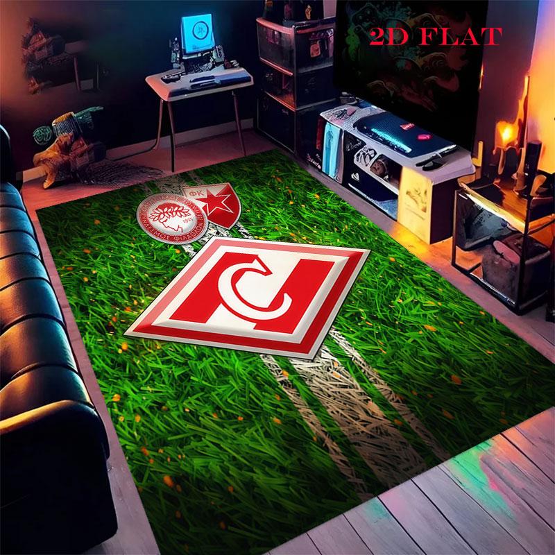 Spartak Moscow Charge Carpet Rug for Living Room Bedroom Home Sofa Decoration,Kids Play Nonslip Floor Mat