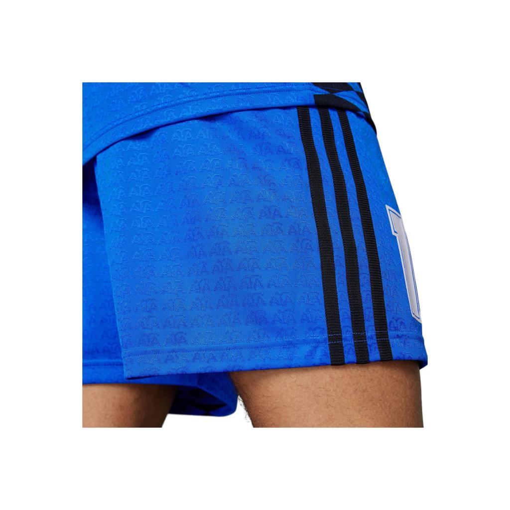 Adidas Originals 1994 World Cup Replica Argentina National Team Badge Full Print Letter Soccer Pants Men Bottoms Blue IS0265