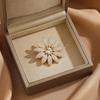 Legierung Anstecknadel, Runde Sonnenblumenform Reversabzeichen, Brooch Vielseitiges Accessoire für Pullover Kragen Hüte Taschen Mäntel Schals