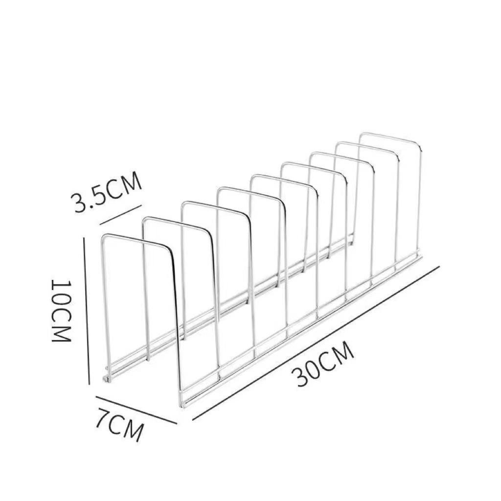 Modern Stainless Steel Bowl and Plate Storage Rack