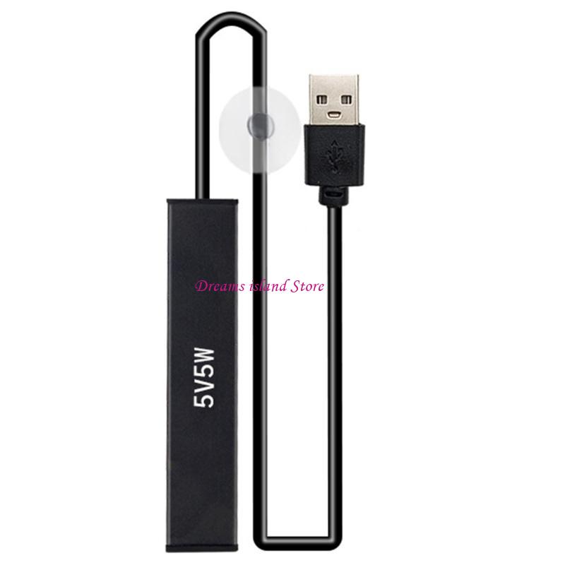 

Mini Aquarium Fish Heater USB Heating Rod Thermostat Heater HX6C