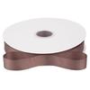 [Tekdeere]Width 25mm Solid Chocolate Chip Grosgrain Ribbon, Perfect for Gift Wrapping, Sewing, Hair Accessories, Wedding Decorations - 91m/roll