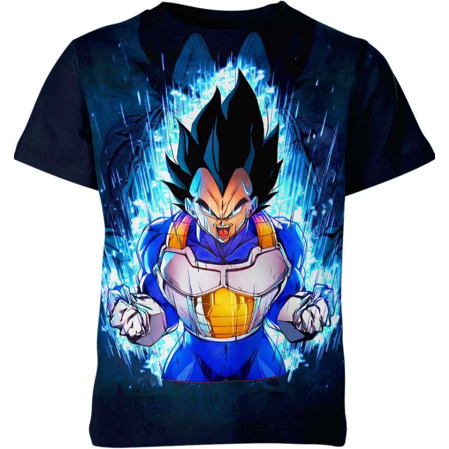 2024 Sommer Ny Dragon Ball Z Cosplay T-skjorte Kortermet Barne T-skjorter Tegneserie Japan Stil Anime Herreklær Topper