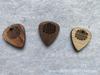 Custom Solid Wood Guitar Pick Pendant Necklace with Logo