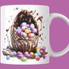 3D Easter Egg Bunny Ceramic Coffee Mug Tea Mug New Egg Mug