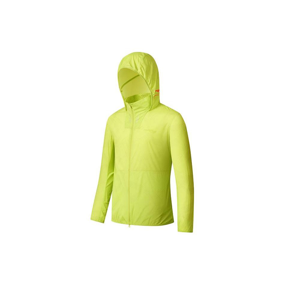 Saucony Breathable Sun Protection Clothing Men s Yellow Green SC2249037D-PR153 XXL