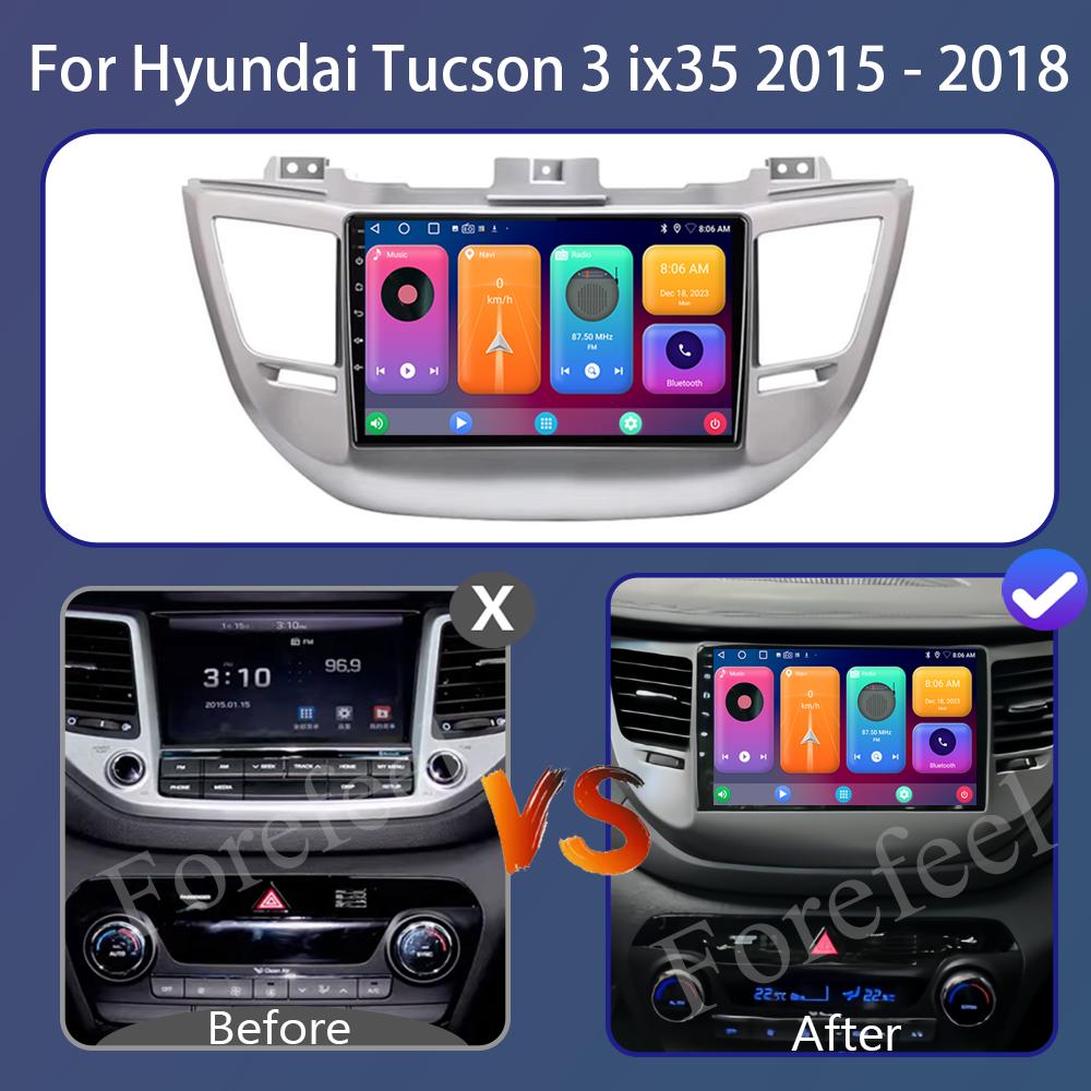 Android 13 For Hyundai Tucson IX35 3 2015 2016 2017 2018 Carplay Auto GPS 2din Android Car Radio Multimedia Video Player 7862