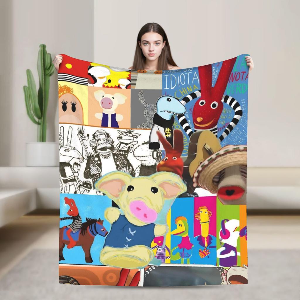 31 Minutos Comedy Blanket Multi-size Soft Fuzzy Plush  Throw Blankets for Couch Sofa and Bed