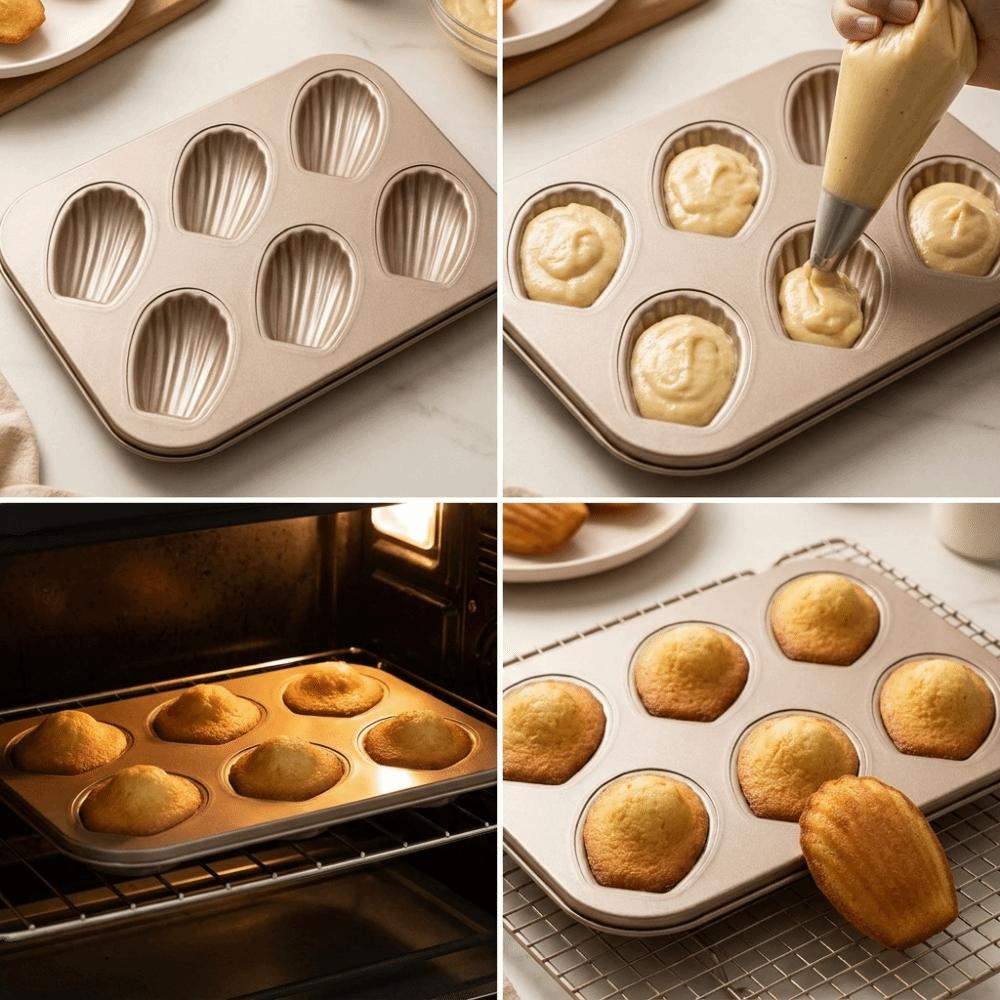 Carbon Steel Muffin Pan Non-Stick Cupcake Mold Creative Dessert Mold Home Oven