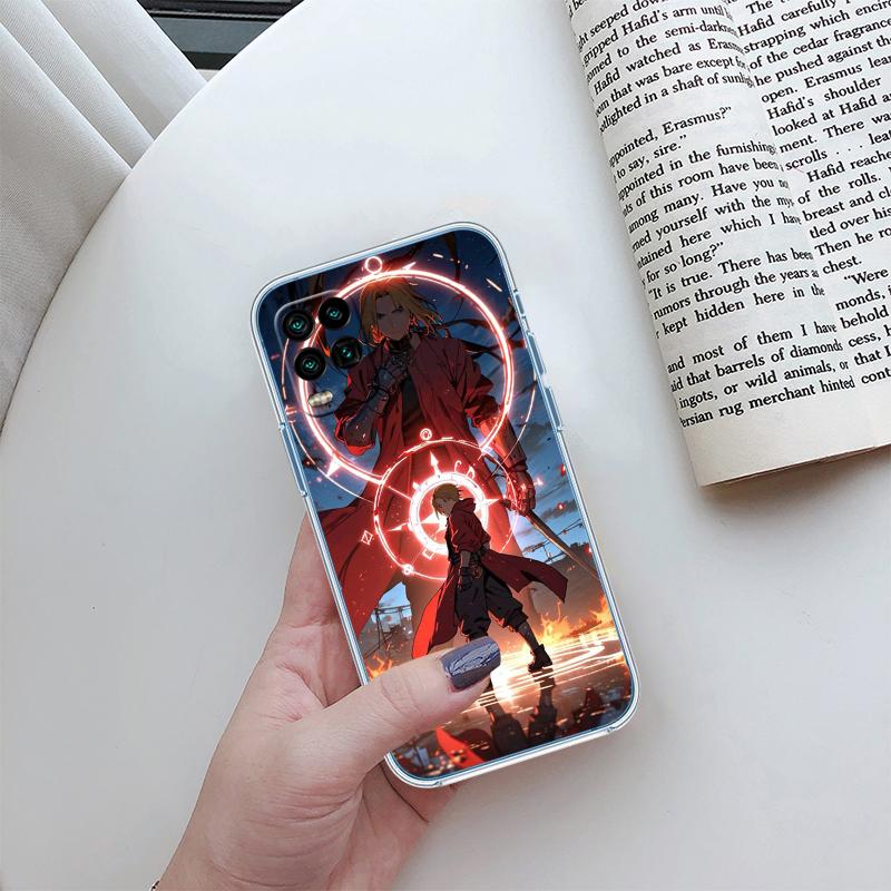 RA13 Fullmetal Alchemist Case for Motorola G10 G20 G30 G31 G32 G34 G35 G41 G42 G50 G51 G52 G55 G60 G60S G62 G71 G72 G75