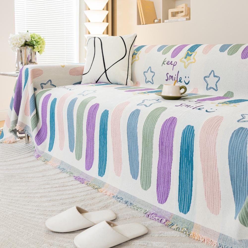 Chenille Sofa Cover Towel Cushion Dopamine Sofa Cushion Four Seasons Universal All-Inclusive Universal Sofa Cover Blanket