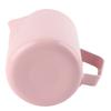 Hushåll Rostfritt Stål Kaffe Skumkanna Kopp Latte Art Kaffe Tillbehör 600ml Rosa