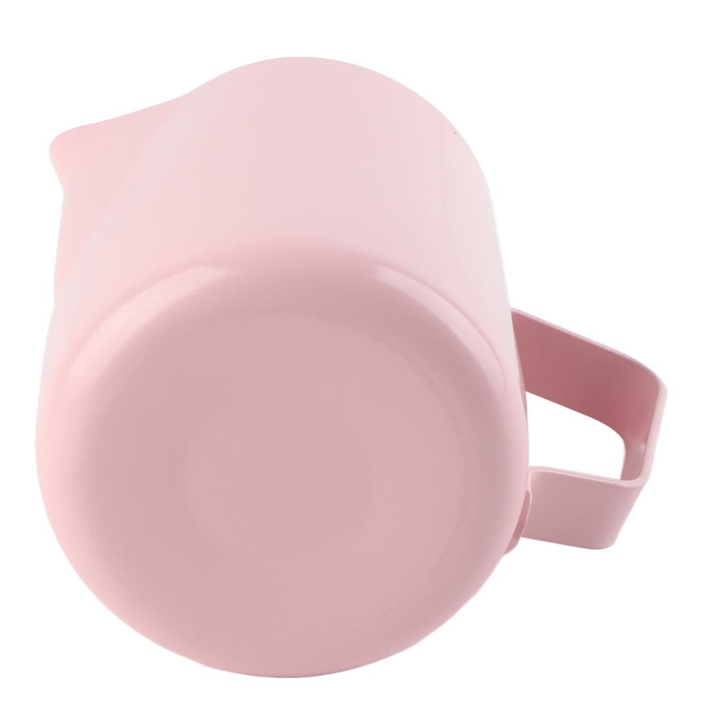 Hushåll Rostfritt Stål Kaffe Skumkanna Kopp Latte Art Kaffe Tillbehör 600ml Rosa