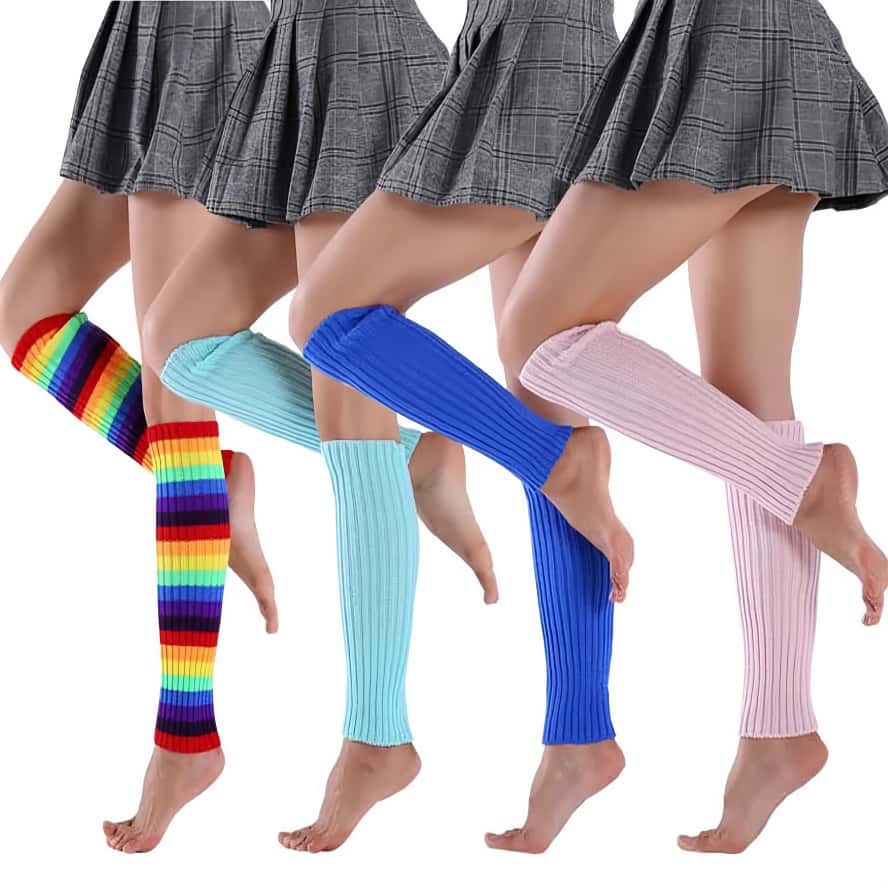 Herbst Winter Mode Oberschenkelhohe Stiefelsocke Locker Lang Über Knie Socken Japanischer Stil Lolita Mädchen Cosplay Beinwärmer für Damen XL