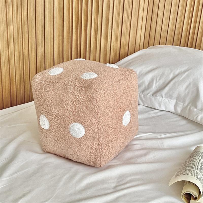 Large Plushes Dices Pillow Cushion Soft Comfortable Back Support for Sofa Bedroom Living Room