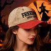 Blood Splatter Halloween Baseball Hat Freedom 1993-2025 Letter Print Baseball Cap Halloween Daily Wear