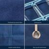 OxfordCloth Multi Grid Storage Organizer For Various Occasions With Rust Proof Metal Hooks Suitable