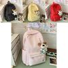 Nylon College Style Backpack For Women And Men With Breathable Air Cushion Straps For Travel And School