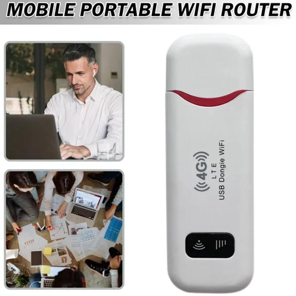 4G Lte Wireless Usb Dongle Sim Card Network Card Pocket WiFi Mobile Broadband 150Mbps Modem Stick Hotspot Router For Home Office