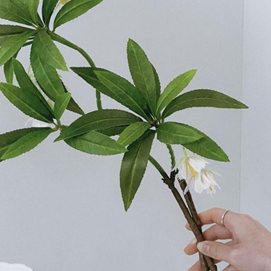 Artificial Flowers Fig Tree Branches with Realistic Leaves And Flowers Flexible Bendable Stems for Indoor Outdoor Decor Fake Fig Flower Arrangement