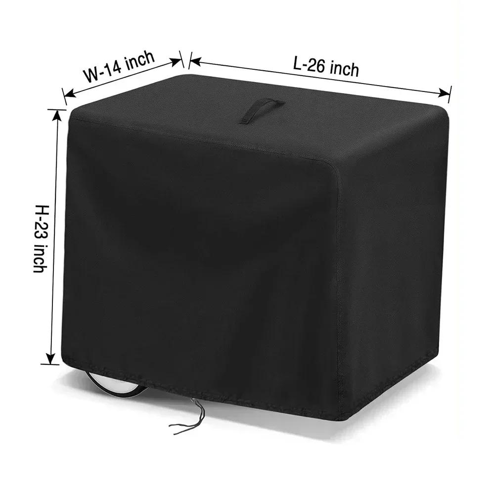 Heavy Duty Oxford Fabric Dust Cover for 8 Gallon Portable Pancake Air Compressor with Adjustable Drawstring and Carry Handle