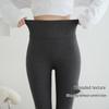 Women's High-Waist Wool Leggings: Warm, Seamless, Thickened, Plus Velvet, Slimming Cotton Pants for Autumn and Winter.