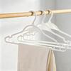 Non-Slip Black Plastic Clothes Hanger for Home Use - Durable and Thickened