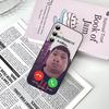 John Pork Is Calling Answer Call Phone Case For Samsung Galaxy S21 S22 S23 S24ULTRA S25ULTRA FE Ultra Plus5G A52S S26 Soft Cover