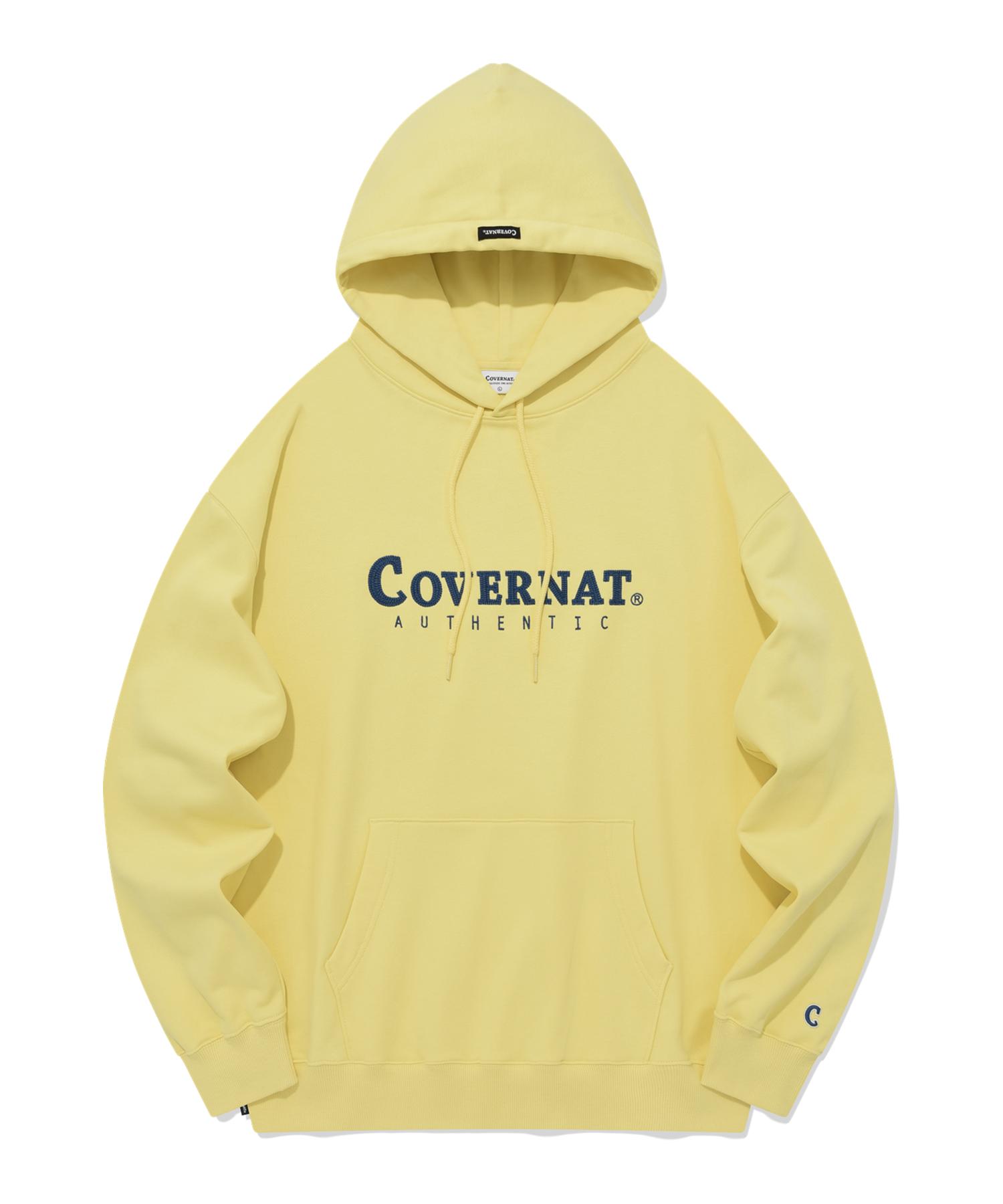 Covernat Authentic Logo Hoodie Yellow Yellow/M