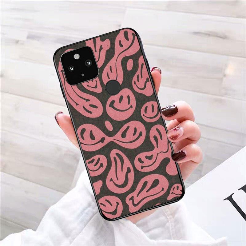 Trippy Smiley Face Phone Case for Google Pixel 7 Pro 7 6A 6 Pro 5A 4A 3A Pixel 4 XL Pixel 5 6 4 3 XL 3A XL 2 XL
