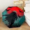 1PC Samurai  Automatic Umbrella - Suitable Travel Outdoor Portable Umbrella Birthday Gift Daily Essentials
