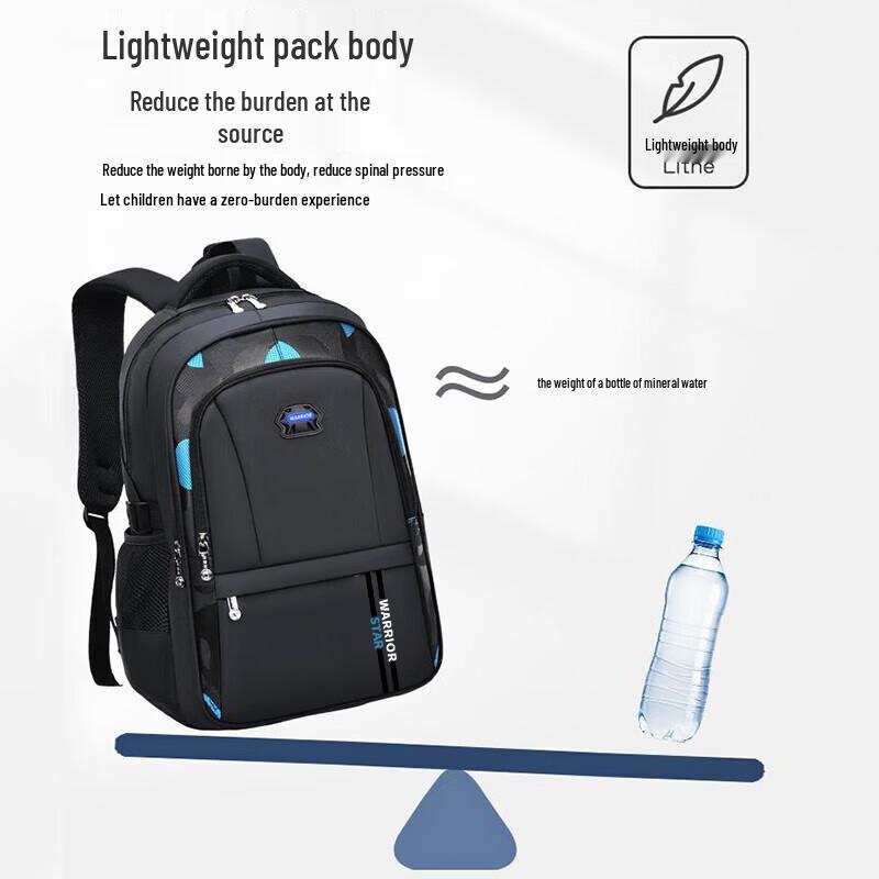 Warrior Lightweight Large Capacity Student Backpack