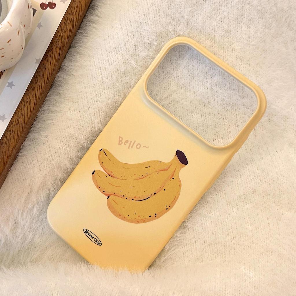 Funda Creativa de Plátano para iPhone 16, iPhone 17 y iPhone 17 Pro Max