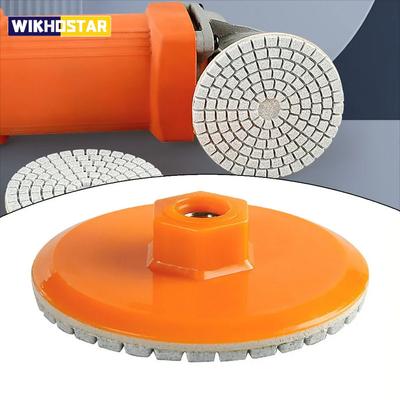 1pcs 80mm 3 Inch Polishing Pad Wet Dry Buff Disc Abrasive For Sanding Marble Granite Concrete Grinding Countertop Stone